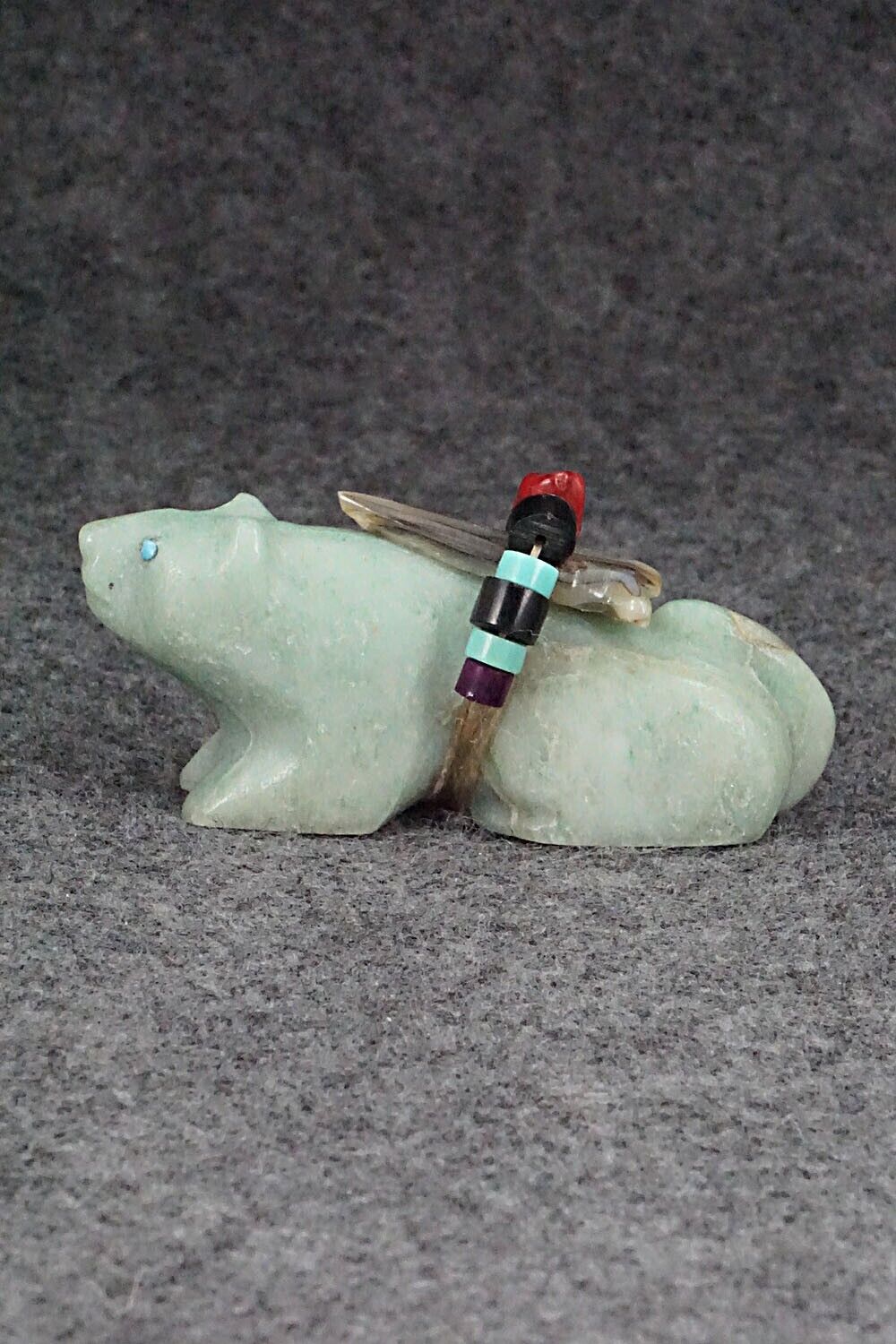Mountain Lion Zuni Fetish Carving - Michael Laweka