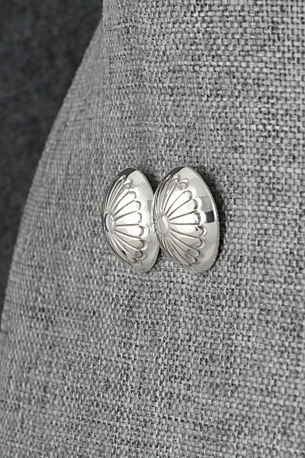 Sterling Silver Earrings - Marie Yazzie
