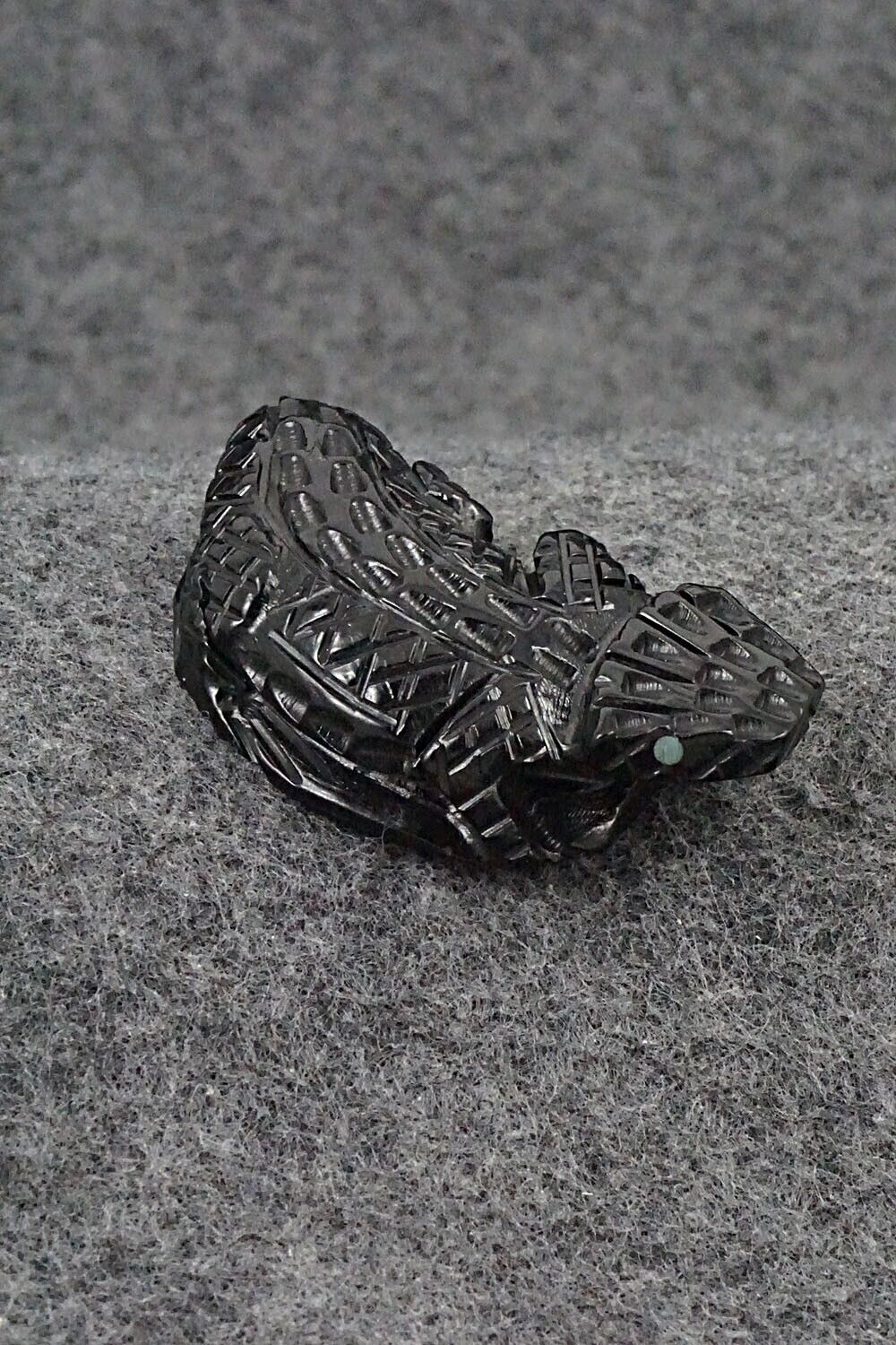 Horned Toad Zuni Fetish Carving - Jensen Charlie