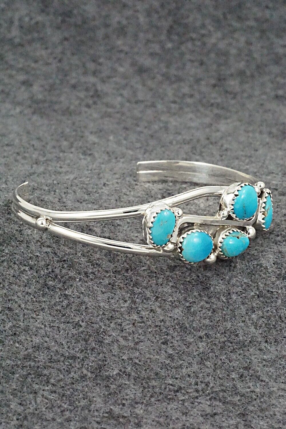 Turquoise & Sterling Silver Bracelet - Roberta Begay