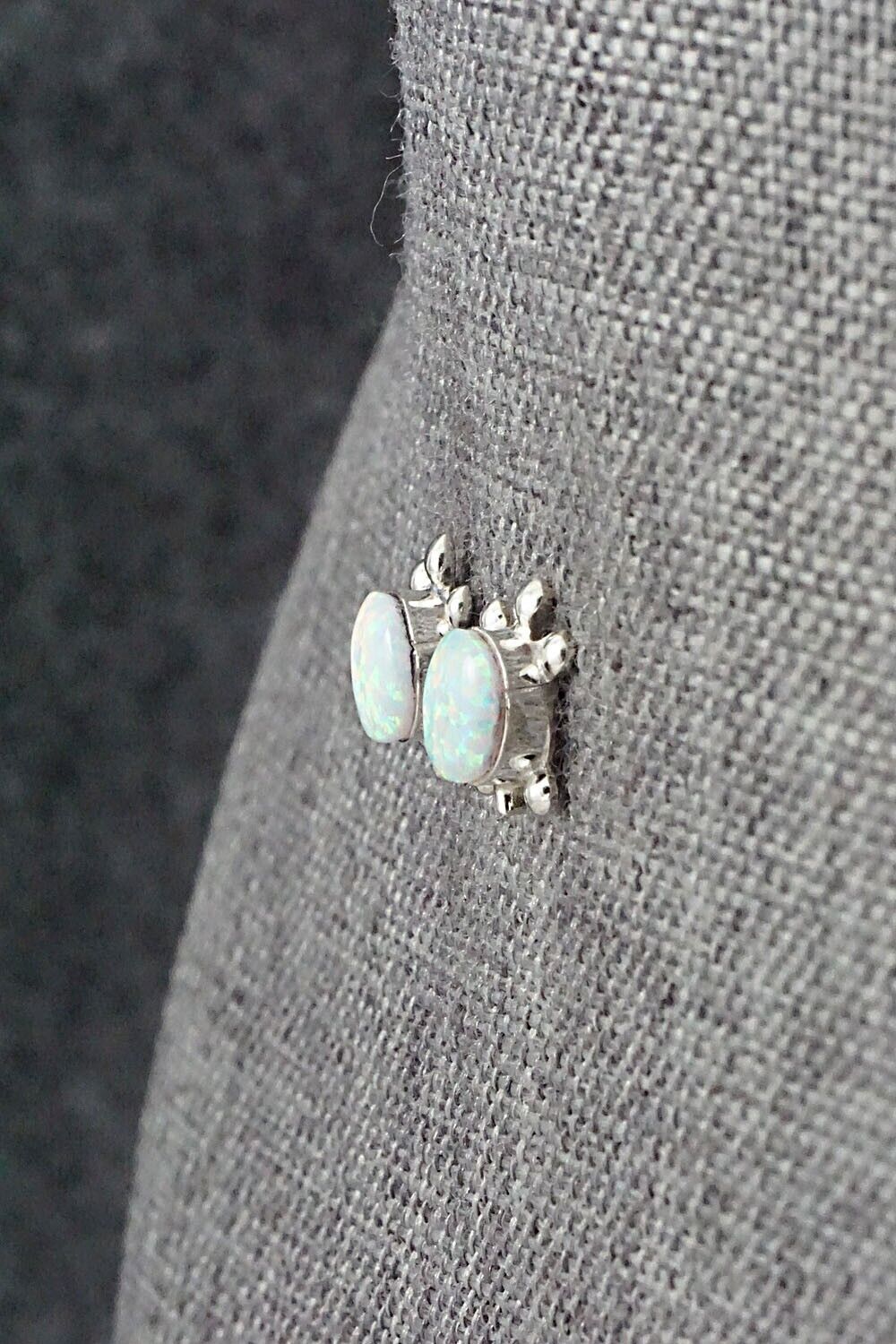Opalite & Sterling Silver Earrings - Ashley Laate