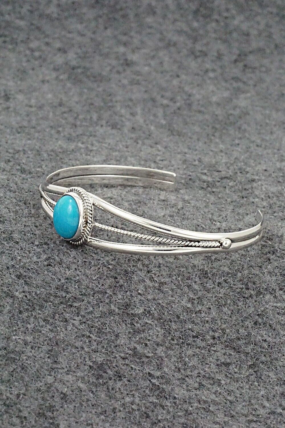 Turquoise & Sterling Silver Bracelet - Alice Rose Saunders