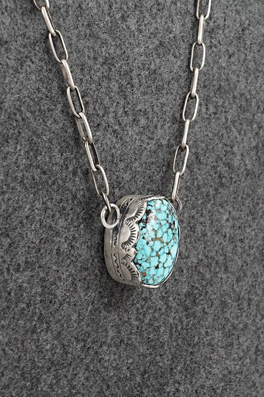 Turquoise & Sterling Silver Necklace - Randy Boyd