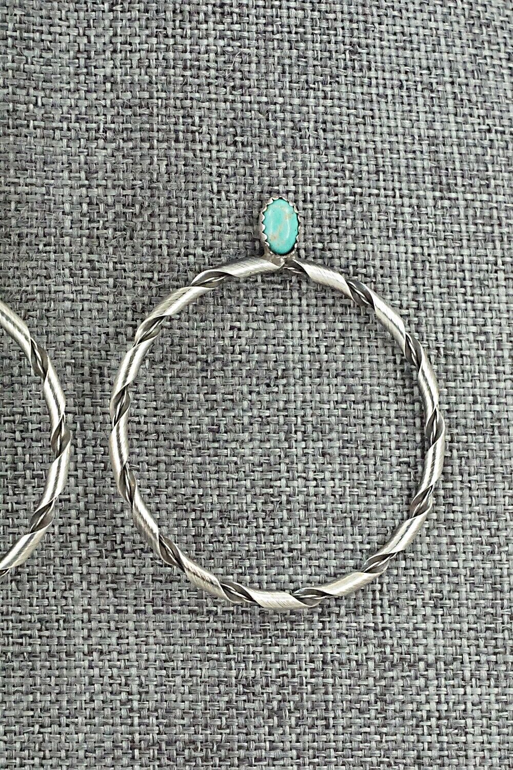 Turquoise & Sterling Silver Earrings - Nashina Tsosie