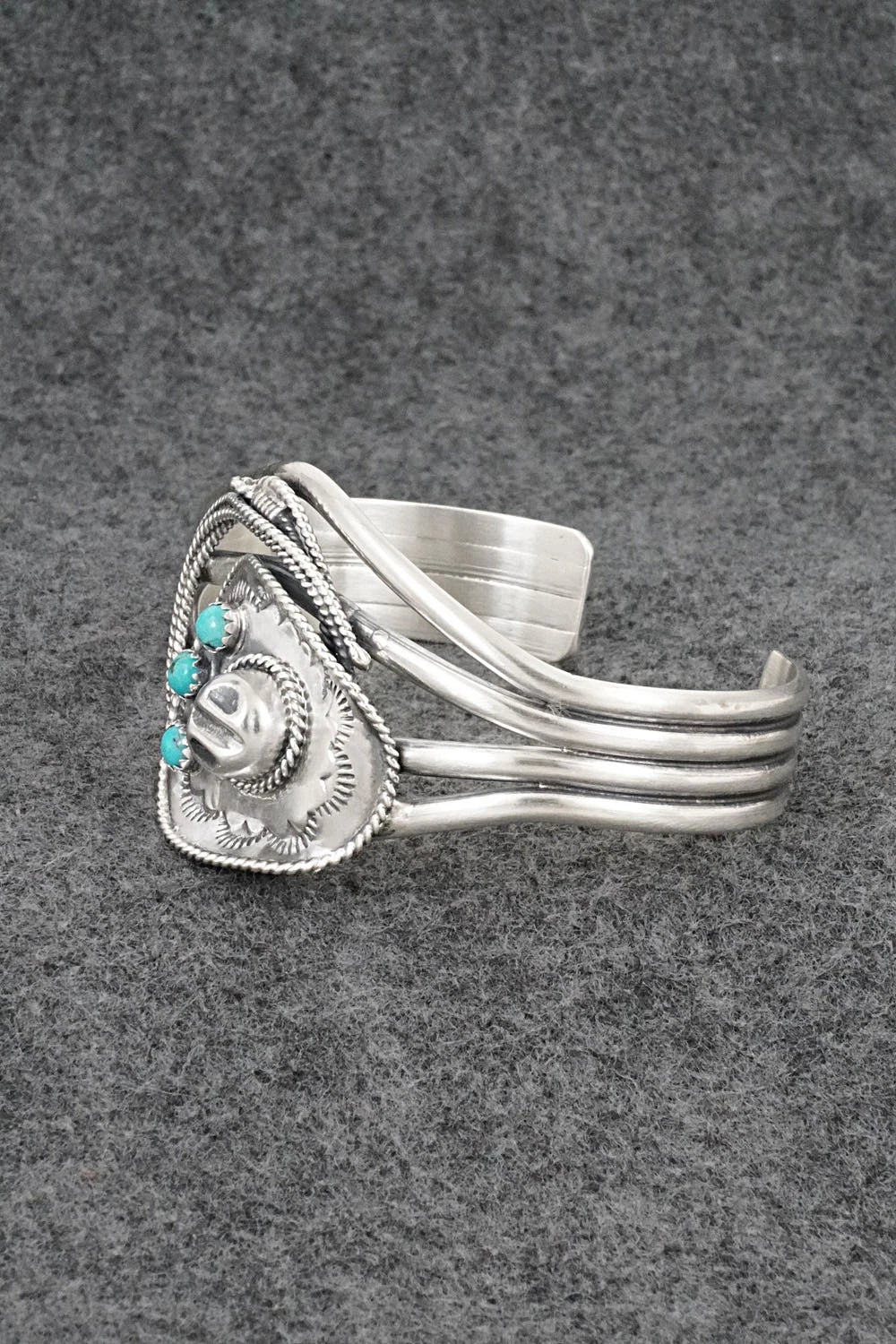 Turquoise & Sterling Silver Bracelet - Bobby Platero