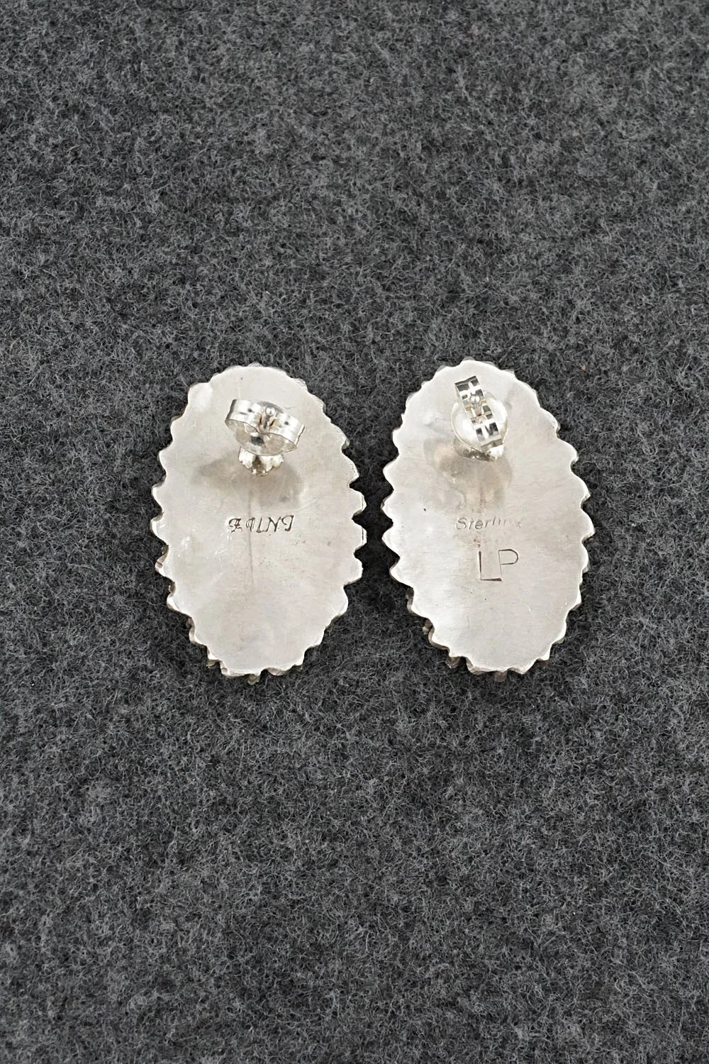 Turquoise & Sterling Silver Earrings - Lorena Peina