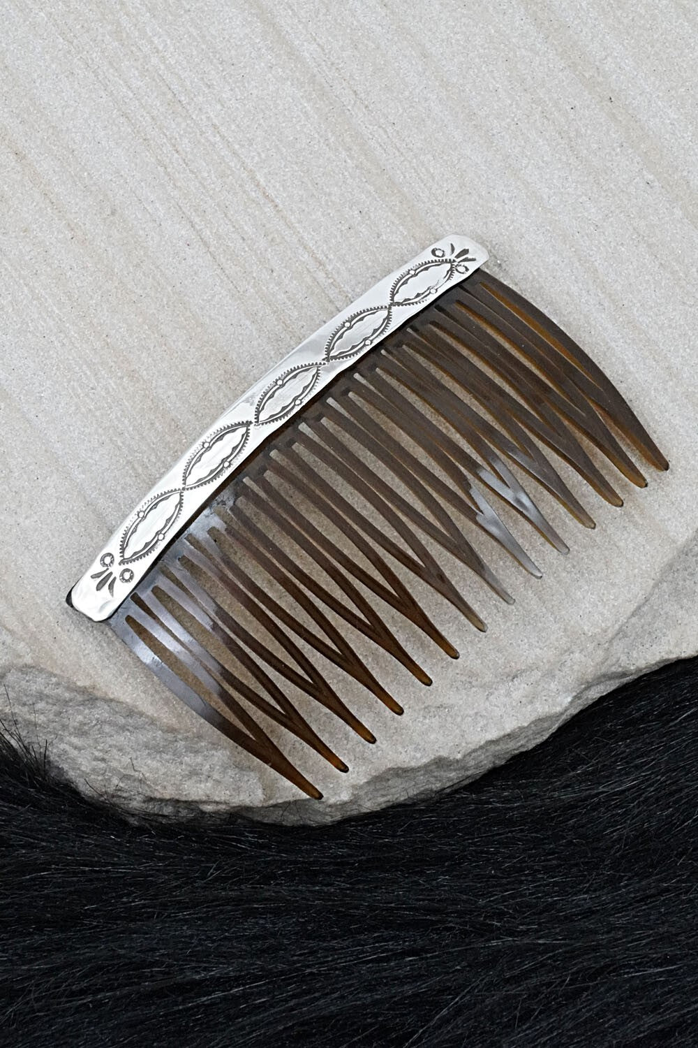 Sterling Silver Hair Combs - Bertha Begay