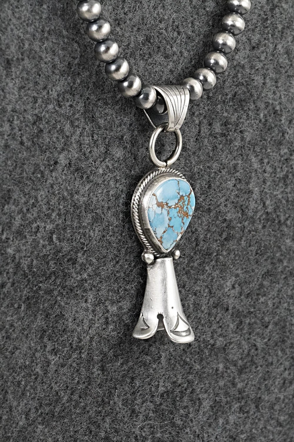 Turquoise & Sterling Silver Necklace - Sharon McCarthy