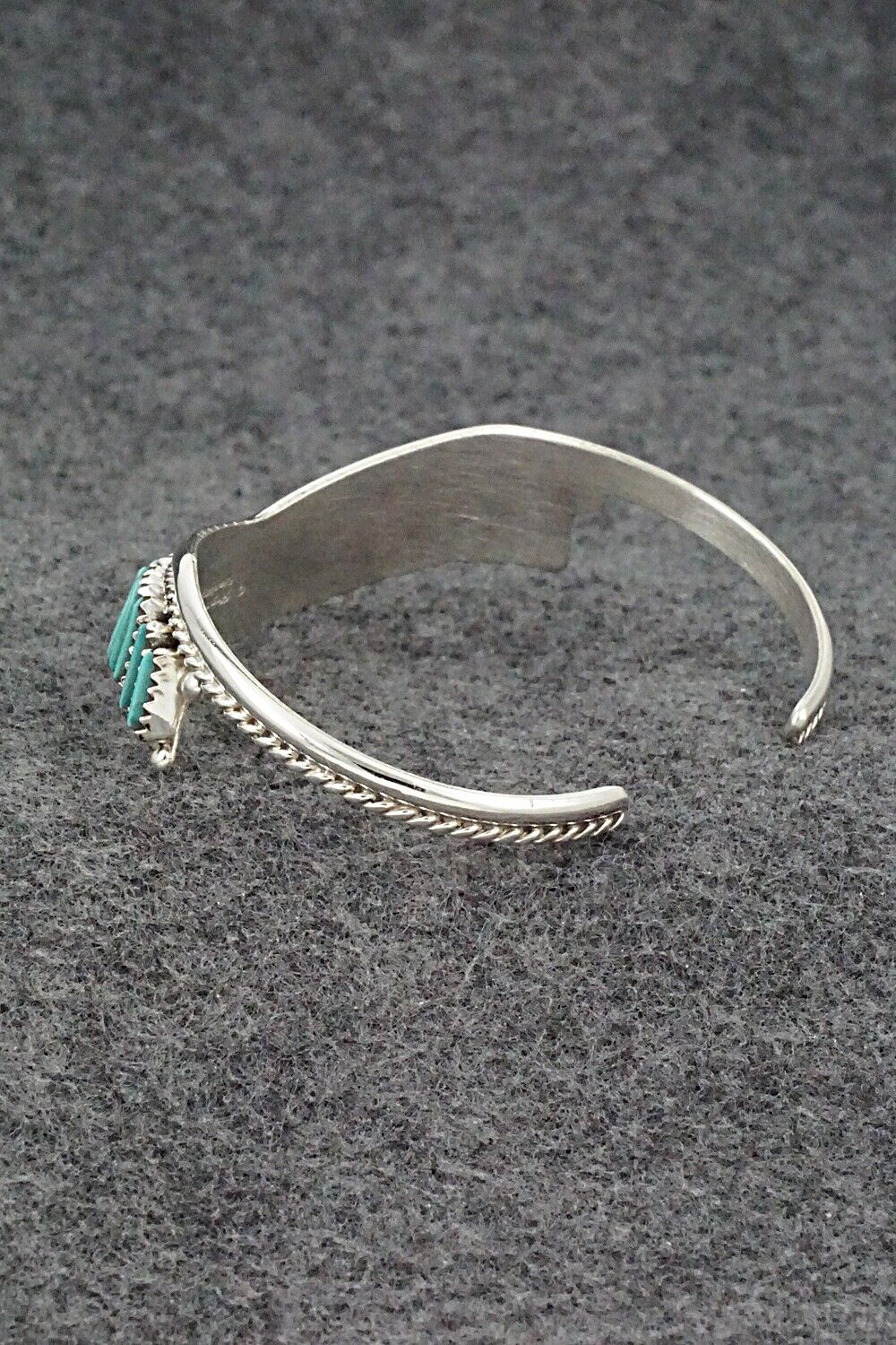 Turquoise & Sterling Silver Bracelet - Roland Francisco