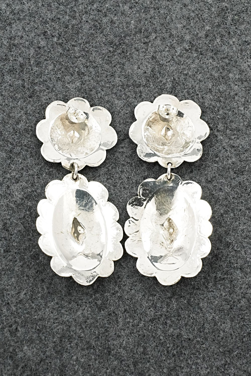 Sterling Silver Earrings - Bertha Begay