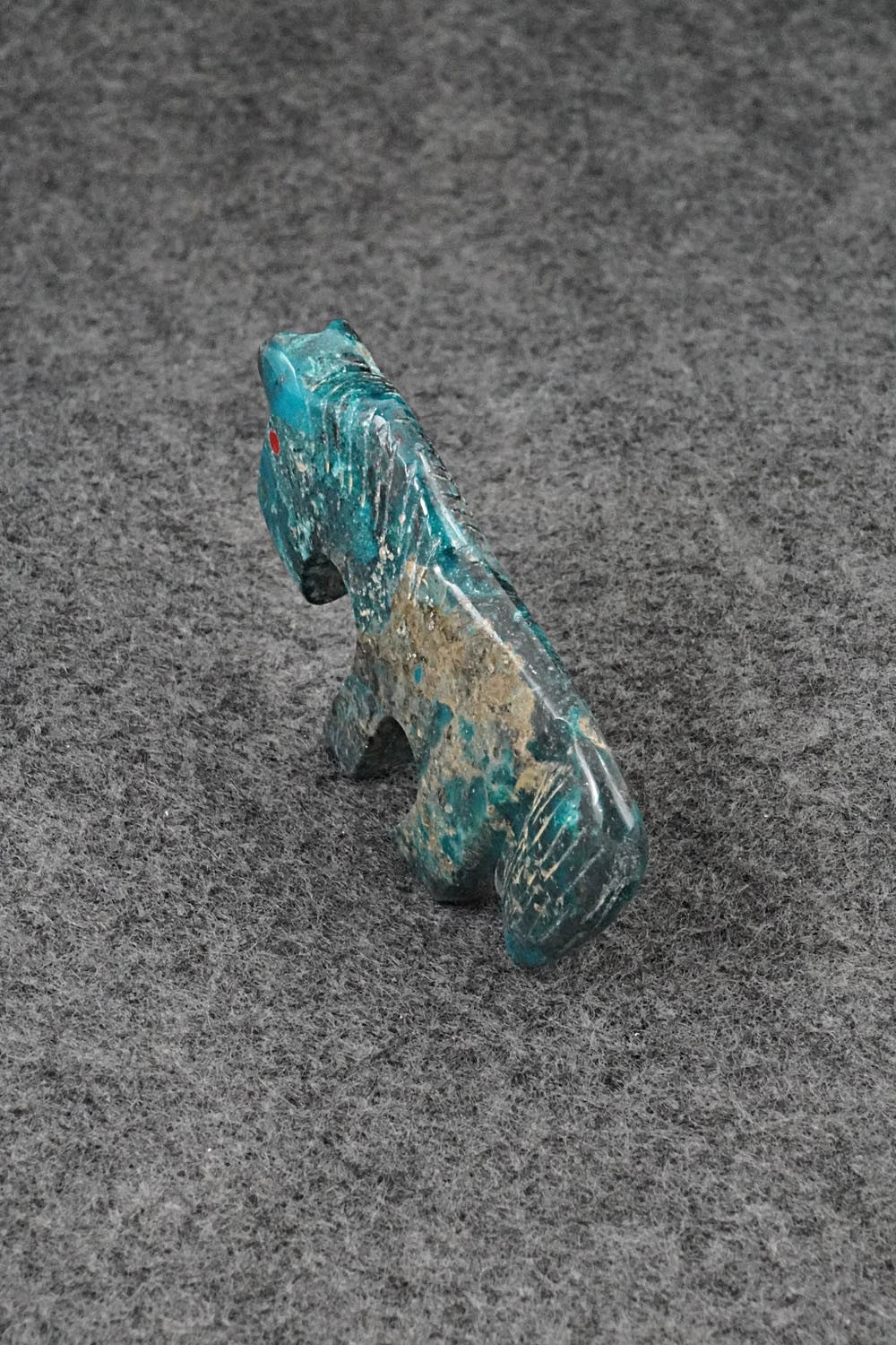 Horse Zuni Fetish Carving - Kenric Laiwakete