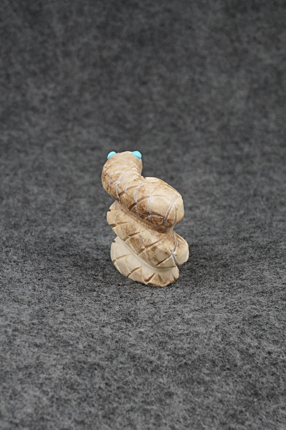 Rattlesnake Zuni Fetish Carving - Cody Chavez