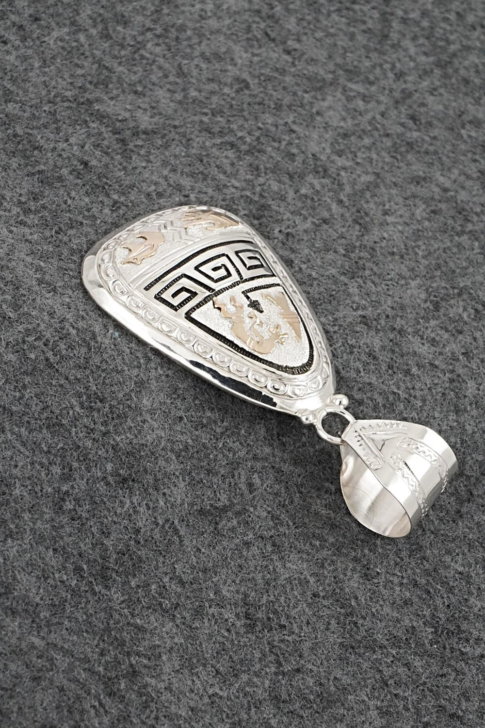 Sterling Silver & Gold Fill Pendant - Allison Manulito