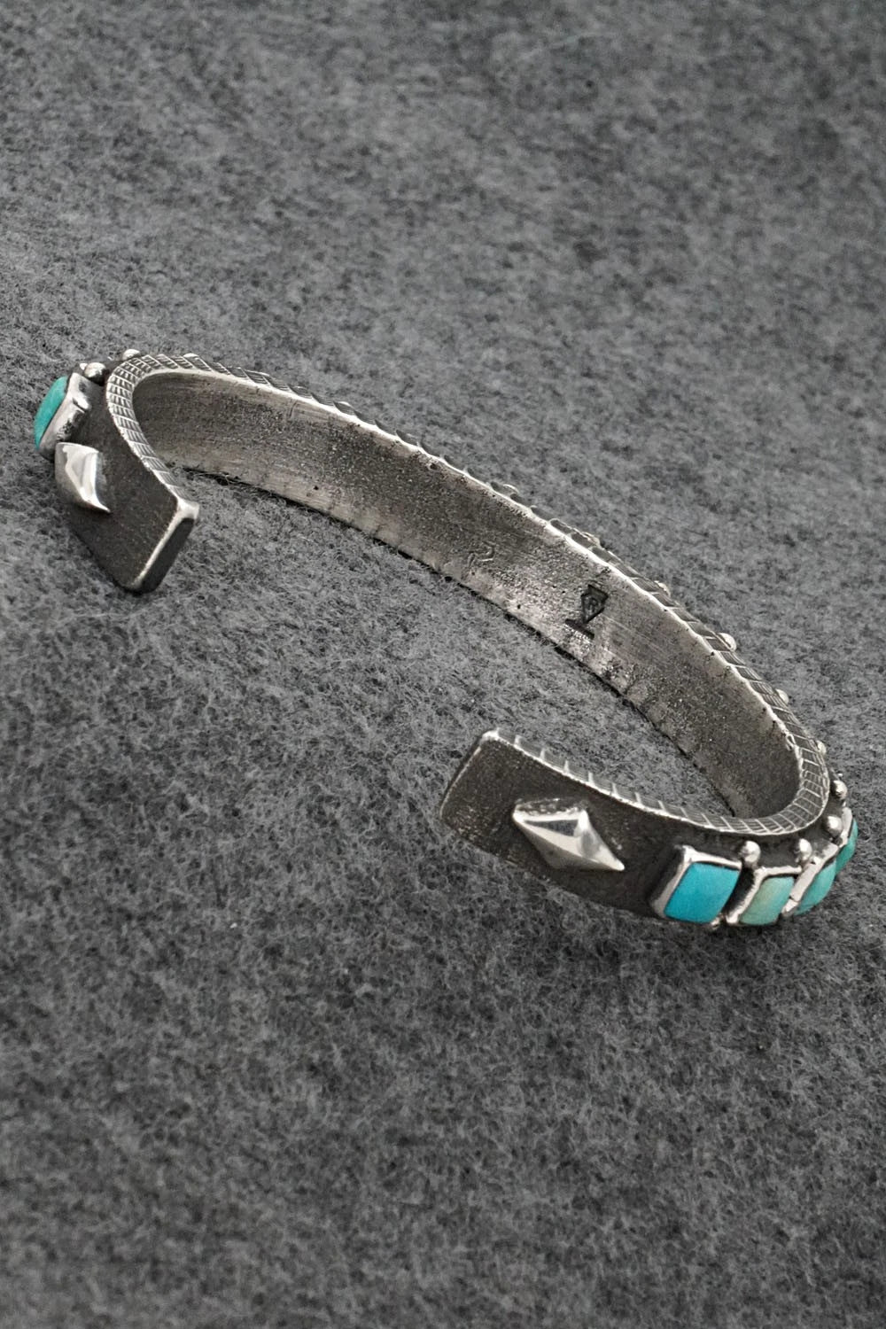 Turquoise & Sterling Silver Bracelet - Ernest Rangel