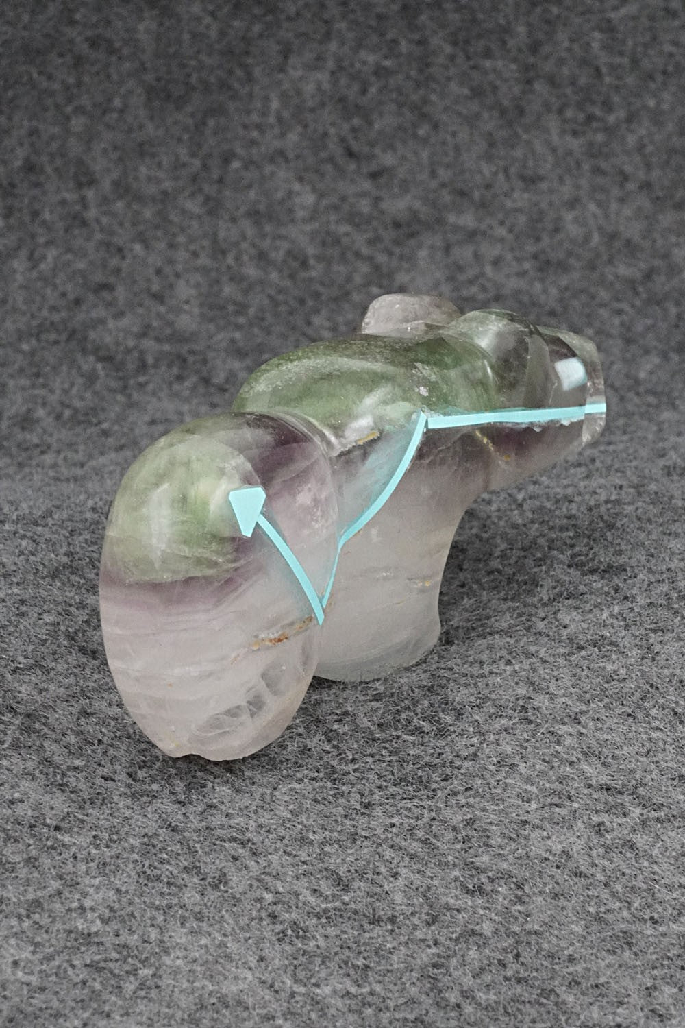 Bear Zuni Fetish Carving - Kenric Laiwakete