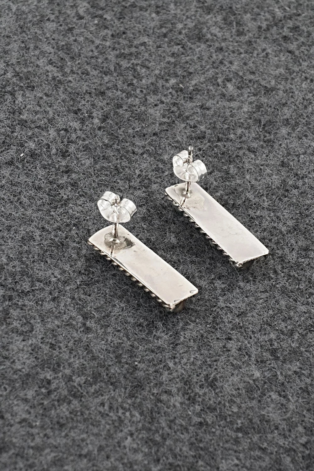 Turquoise & Sterling Silver Earrings - Dominic Duboise