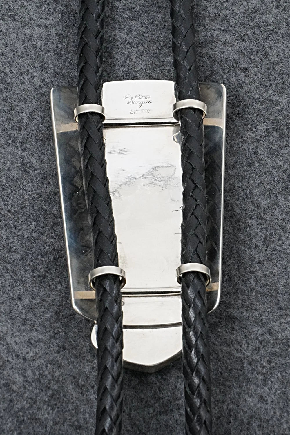 Turquoise & Sterling Silver Bolo Tie - Richard Singer