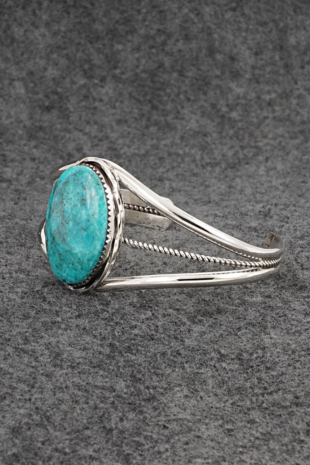 Turquoise & Sterling Silver Bracelet - Ernest Hawthorne
