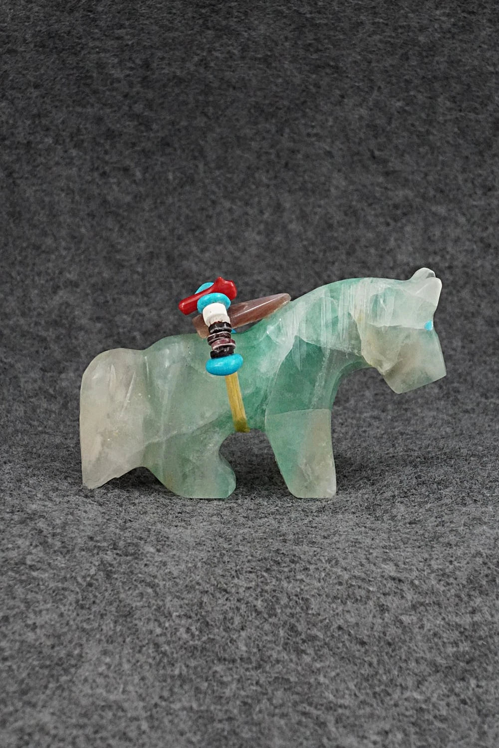 Horse Zuni Fetish Carving - Rodney Laiwakete