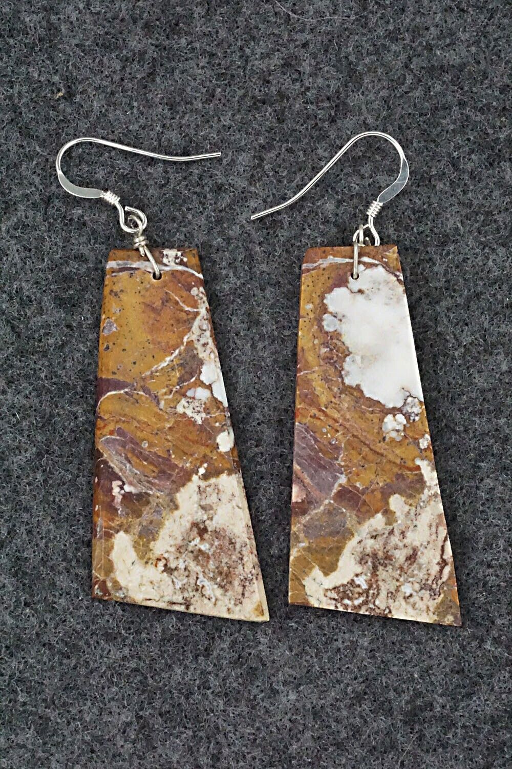 Wild Horse & Sterling Silver Earrings - Francis Garcia