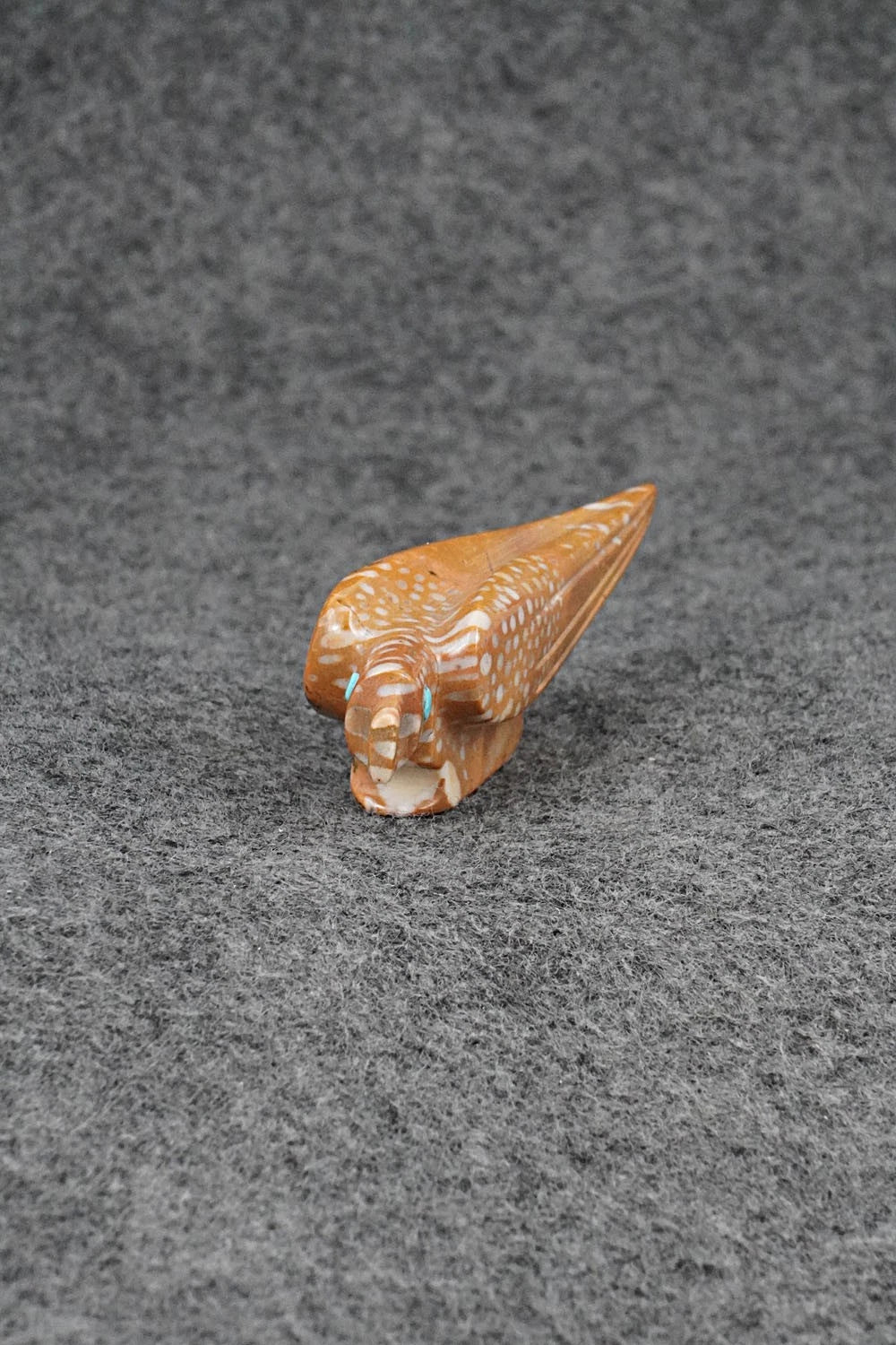 Eagle Zuni Fetish Carving - Ronnie Lunasee
