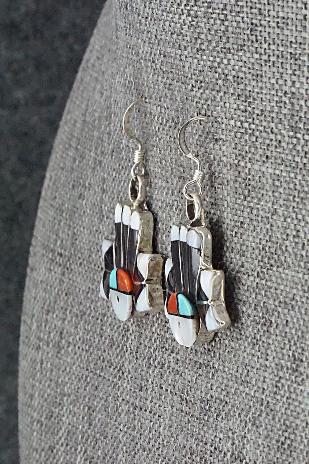 Multi Stone & Sterling Silver Earrings - Clayton Vacit