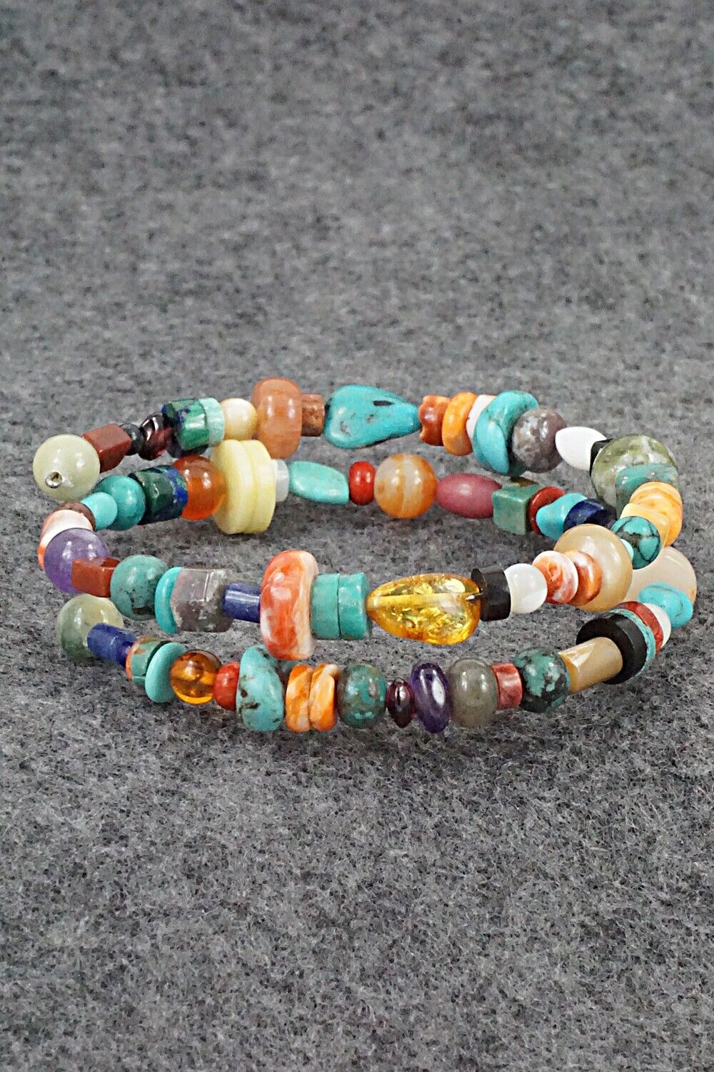 Multi-Stone Beaded Bracelet - Helen Tsosie