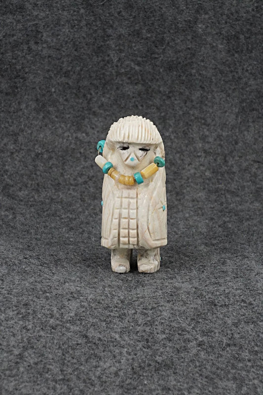 Corn Maiden Zuni Fetish Carving - Farlan & Paulette Quam