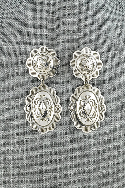 Sterling Silver Earrings - Bertha Begay