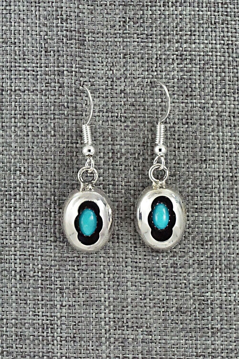 Turquoise & Sterling Silver Mini Squash Blossom Set - Phil Garcia