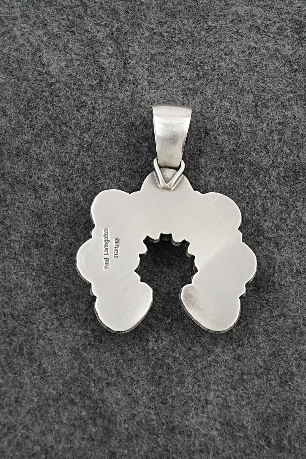 Turquoise & Sterling Silver Pendant - Paul Livingston