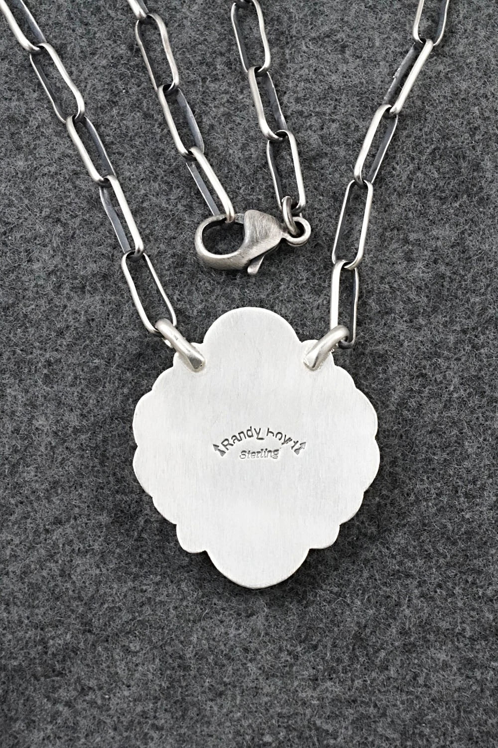 Turquoise & Sterling Silver Necklace - Randy Boyd