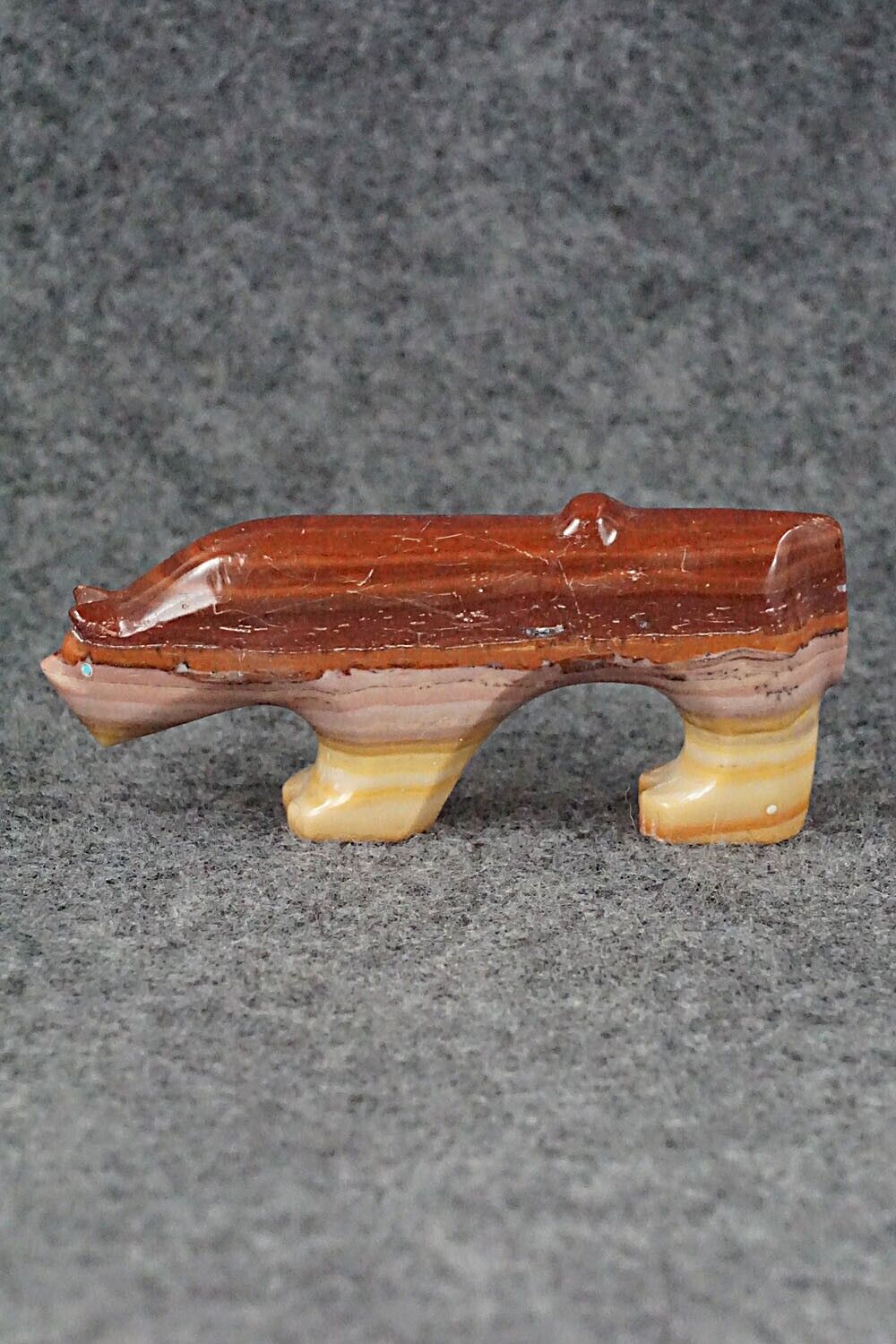 Mountain Lion Zuni Fetish Carving - Jonathan Natewa