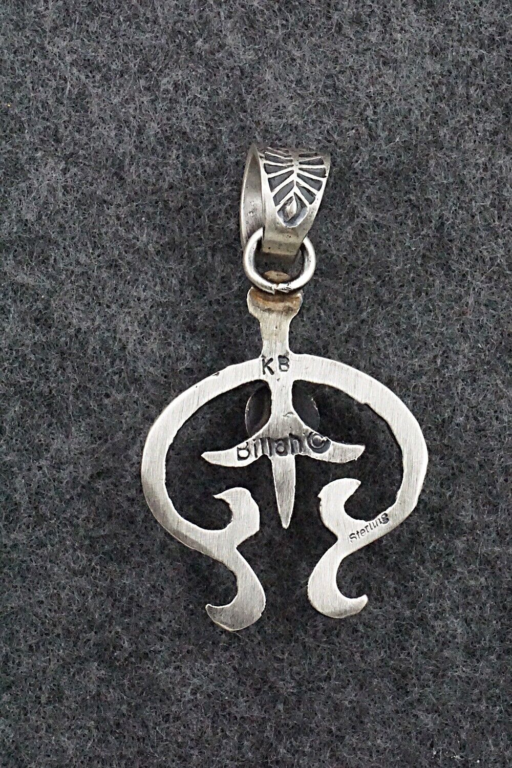 Turquoise & Sterling Silver Pendant - Kevin Billah
