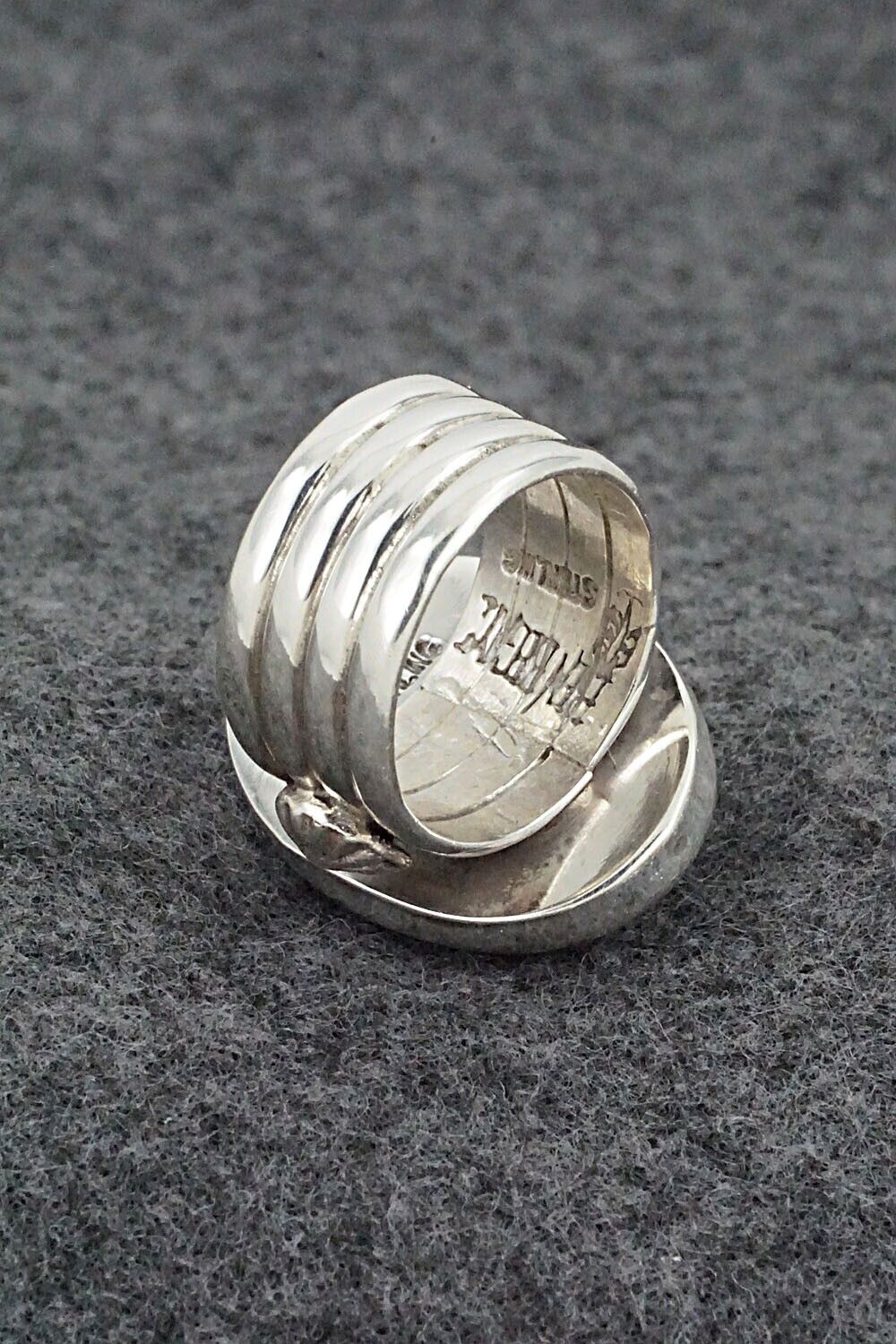 Onyx & Sterling Silver Ring - Ben Begay - Size 6.75