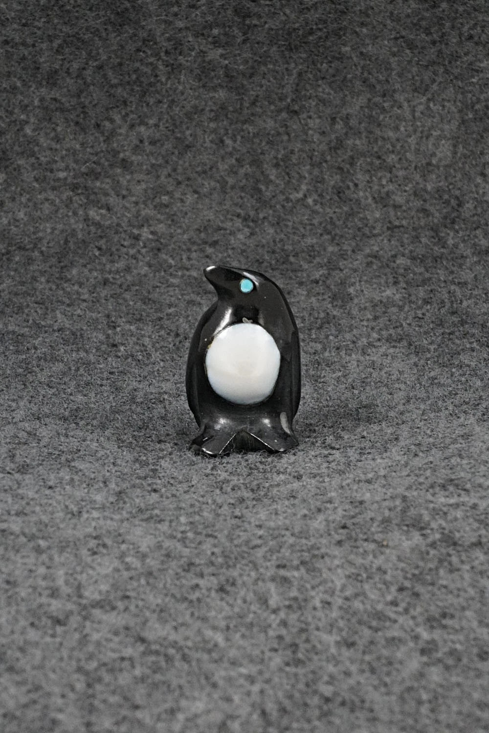 Penguin Zuni Fetish Carving - Calvert Bowannie
