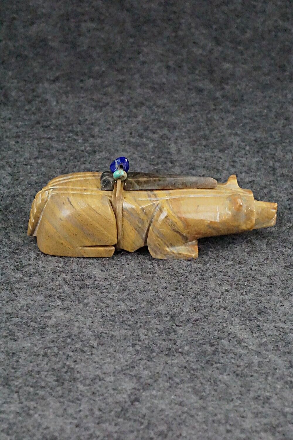 Badger Zuni Fetish Carving - Alex Tsethlikai
