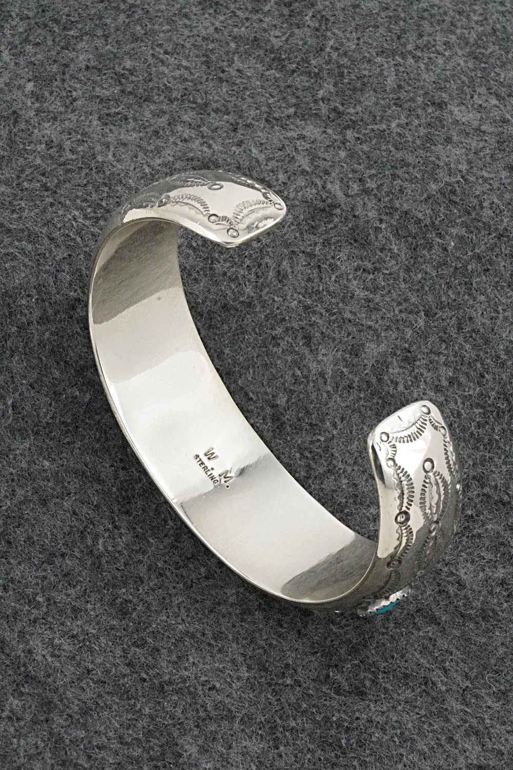 Turquoise & Sterling Silver Bracelet - Wilbert Muskett Sr.