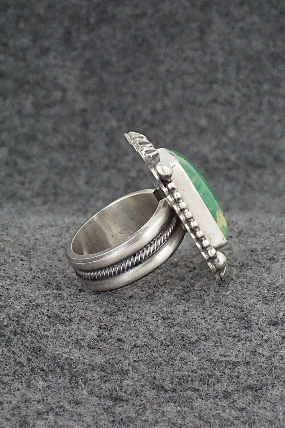 Turquoise & Sterling Silver Ring - Michael Calladitto - Size 8