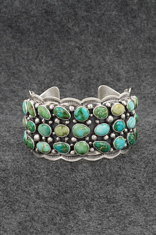 Turquoise & Sterling Silver Bracelet - Tom Lewis