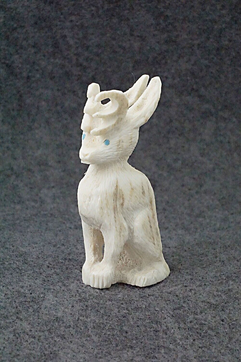 Jackalope Zuni Fetish Carving - Claudia Peina