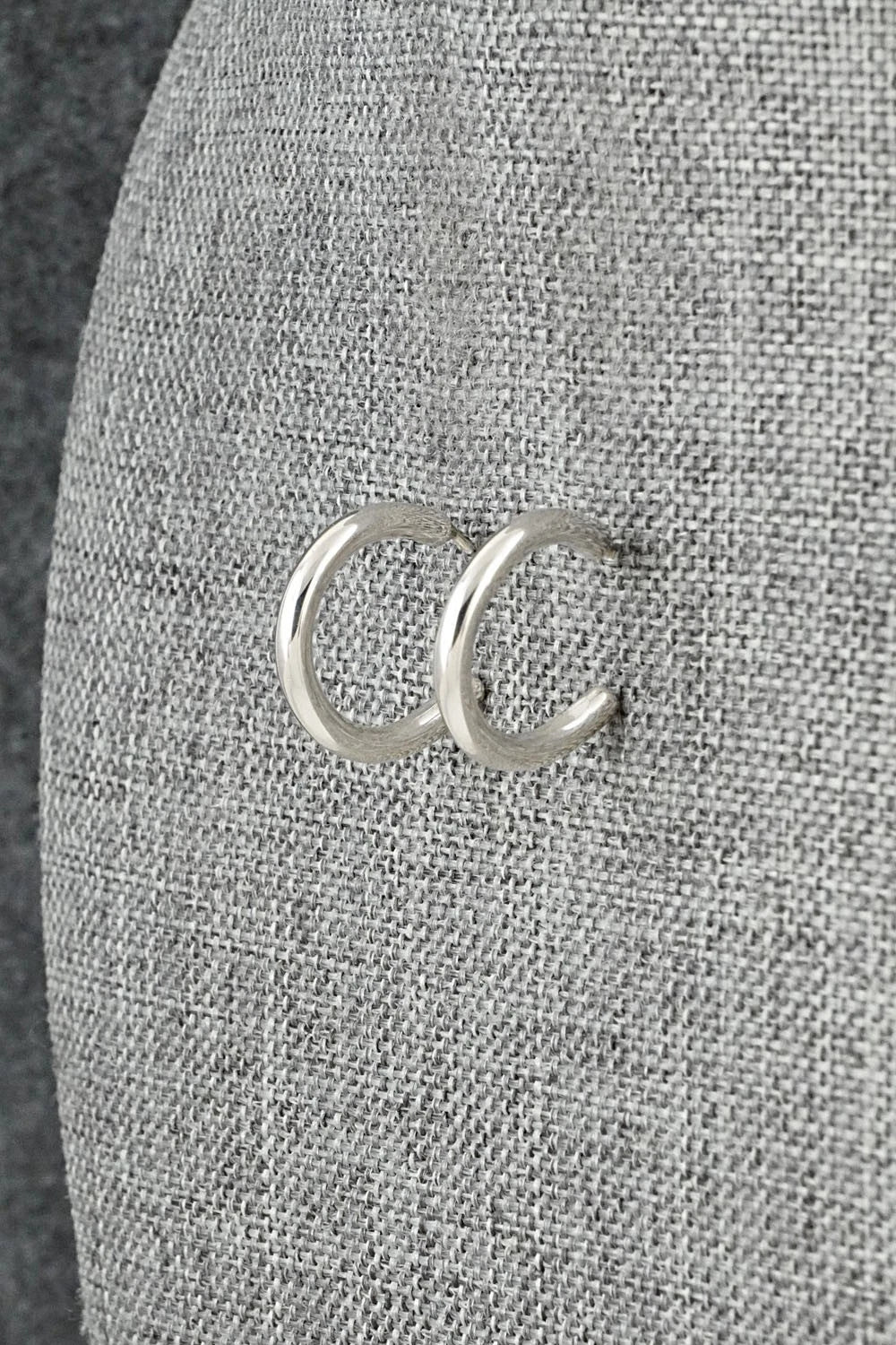 Sterling Silver Hoop Earrings - Elaine Tahe