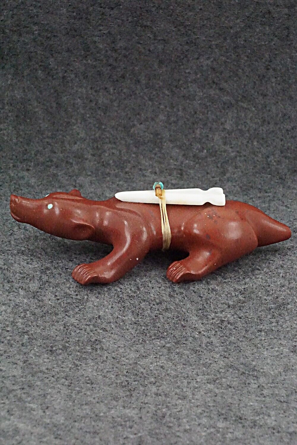 Badger Zuni Fetish Carving - Albert Eustace Sr.