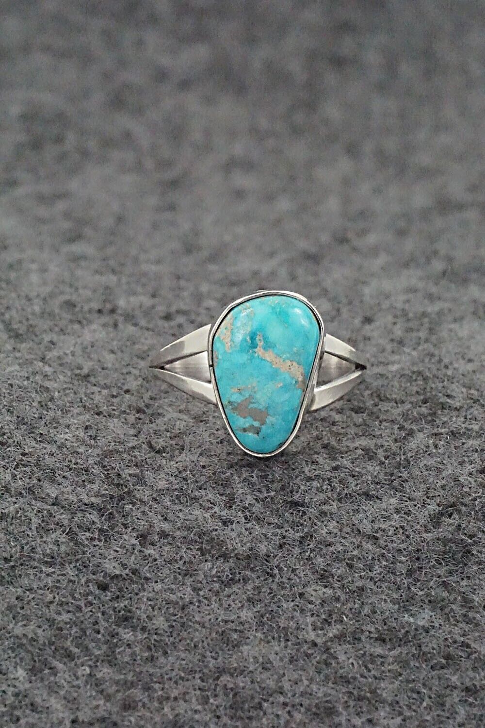 Turquoise & Sterling Silver Ring - Theresa Smith - Size 6