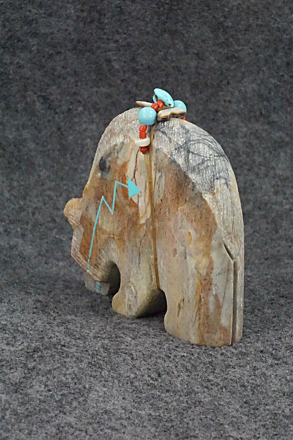 Bear Zuni Fetish Carving - Douglas Martza