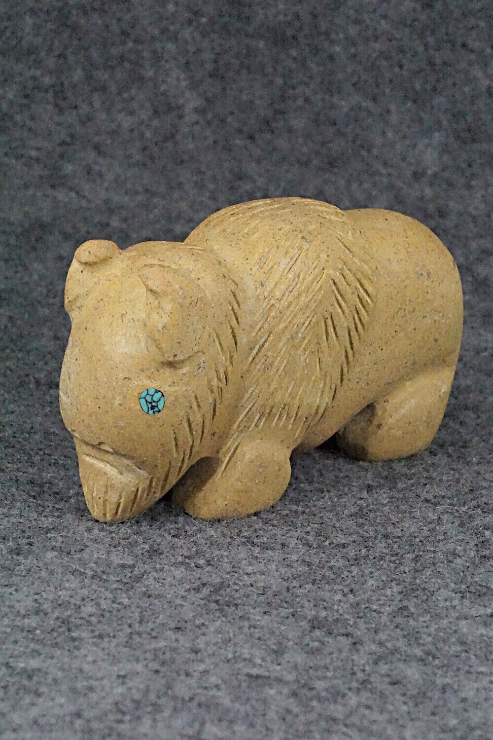 Buffalo Zuni Fetish Carving - Daniel Chattin
