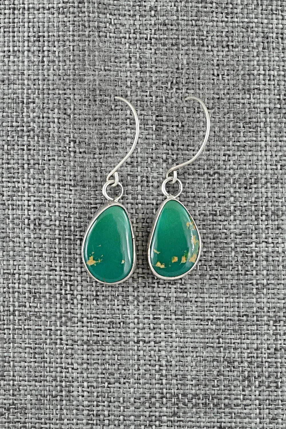 Turquoise & Sterling Silver Earrings - Rosemary Saunders