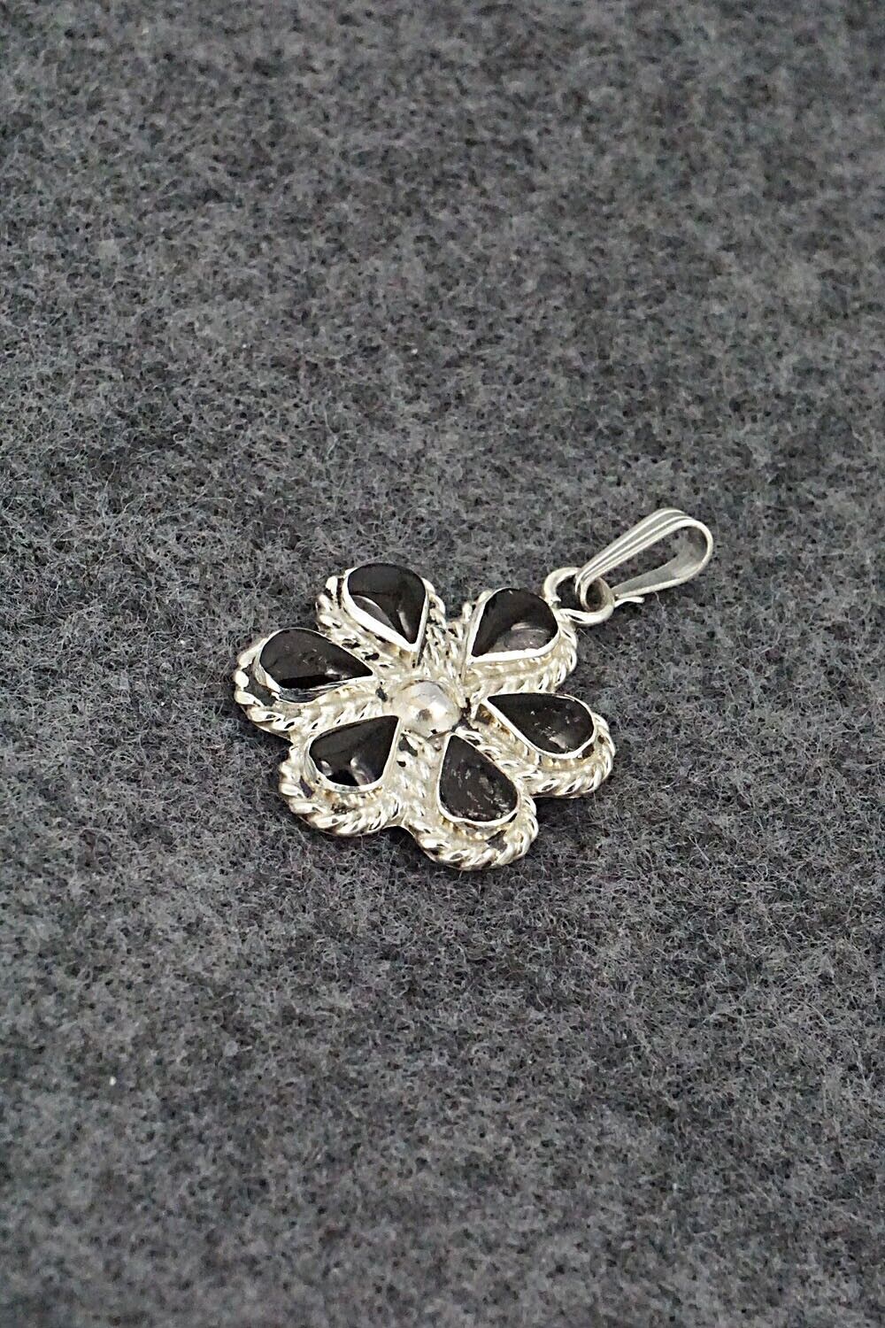 Onyx & Sterling Silver Pendant - Gina Dosedo