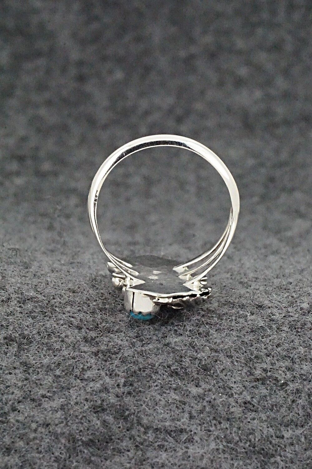 Turquoise & Sterling Silver Ring - Alice Rose Saunders - Size 7.25