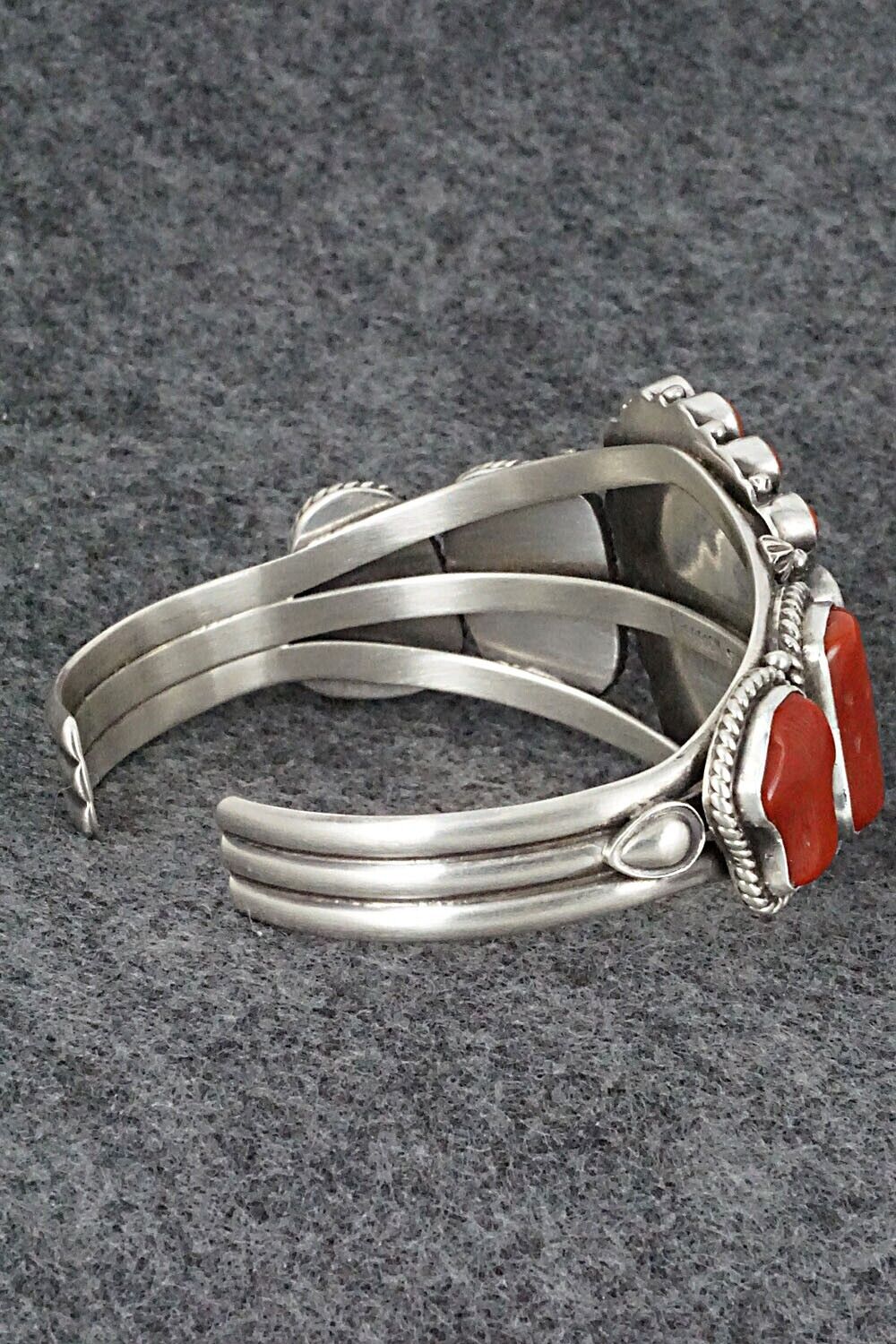 Coral & Sterling Silver Bracelet - Derrick Gordon